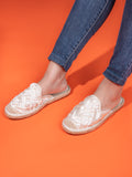 Cream Mule Espadrilles