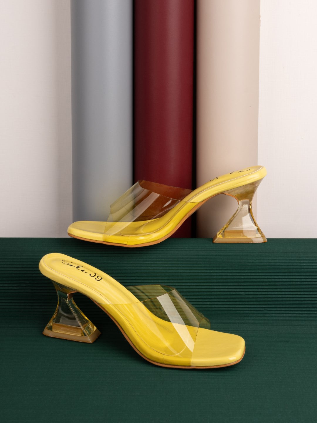 Unique Snake Embellished Clear Strap High Heel Sandals - Gold – Luxedress