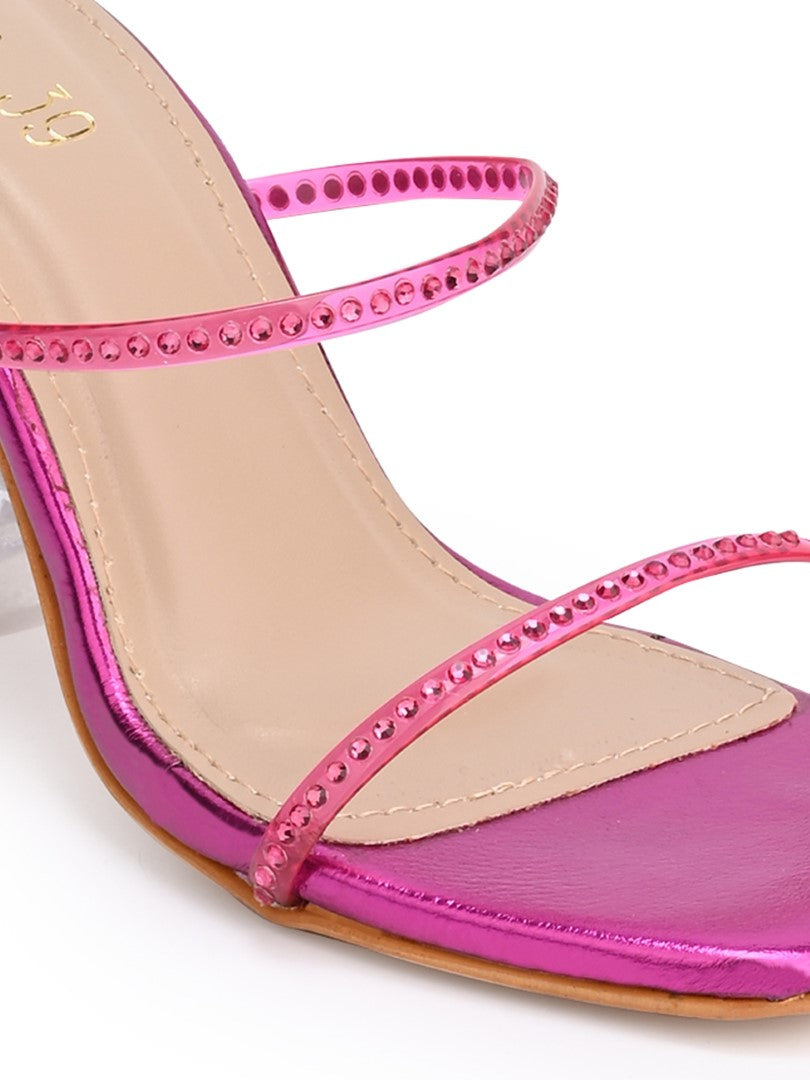 Dual Strap- Rani pink